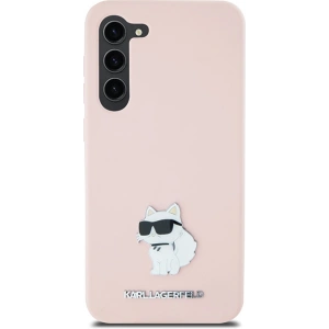 Kup Etui Karl Lagerfeld KLHCS24SSMHCNPP Samsung Galaxy S24 Silicone Choupette Metal Pin różowy/pink - KLD1963 - {ean13} - Sklep Home Screen