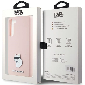 Kup Etui Karl Lagerfeld KLHCS24SSMHCNPP Samsung Galaxy S24 Silicone Choupette Metal Pin różowy/pink - KLD1963 - {ean13} - Sklep Home Screen