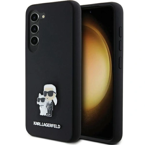 Kup Case Karl Lagerfeld KLHCS24SSMHKCNPK Samsung Galaxy S24 Hardcase Silikon Karl&Choupette Metallpin schwarz/black - KLD1964 - {ean13} - Sklep Home Screen