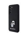 Kup Case Karl Lagerfeld KLHCS24SSMHKCNPK Samsung Galaxy S24 Hardcase Silikon Karl&Choupette Metallpin schwarz/black - KLD1964 - {ean13} - Sklep Home Screen