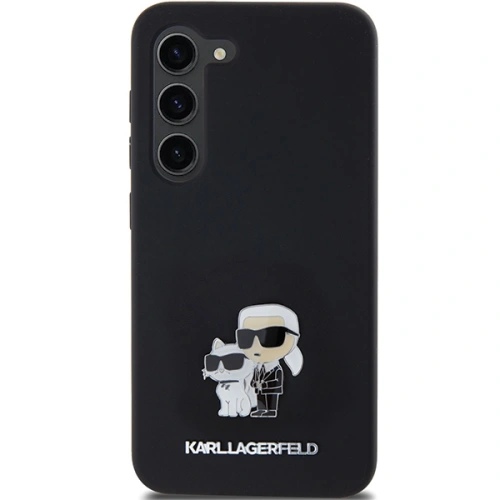 Kup Case Karl Lagerfeld KLHCS24SSMHKCNPK Samsung Galaxy S24 Hardcase Silikon Karl&Choupette Metallpin schwarz/black - KLD1964 - {ean13} - Sklep Home Screen