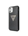 Kup Etui Guess GUHCN61SGTLBK Apple iPhone 11 negru/black hard case Glitter Triangle - GUE238BLK - {ean13} - Sklep Home Screen