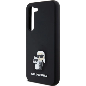 Kup Etui Karl Lagerfeld KLHCS24SSMHKCNPK Samsung Galaxy S24 hardcase Silicone Karl&Choupette Metal Pin czarny/black - KLD1964 - {ean13} - Sklep Home Screen