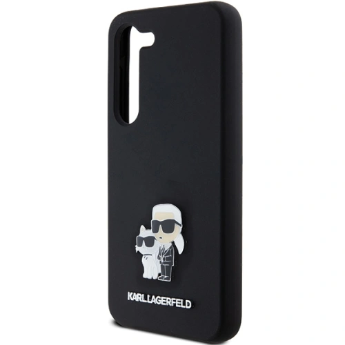Kup Case Karl Lagerfeld KLHCS24SSMHKCNPK Samsung Galaxy S24 Hardcase Silikon Karl&Choupette Metallpin schwarz/black - KLD1964 - {ean13} - Sklep Home Screen
