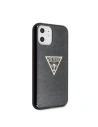 Kup Etui Guess GUHCN61SGTLBK Apple iPhone 11 negru/black hard case Glitter Triangle - GUE238BLK - {ean13} - Sklep Home Screen