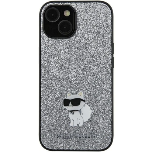 Kup Etui Karl Lagerfeld KLHCSA35GCNPSG Samsung Galaxy A35 hardcase Fixed Glitter Choupette Logo Metal Pin srebrny/silver - KLD1966 - {ean13} - Sklep Home Screen