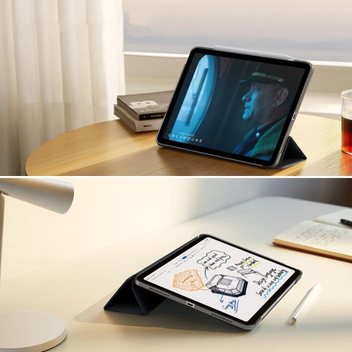 Kup Case ESR Ascend Trifold Apple iPad Air 10.9 2020/2022 (4. und 5. Generation) / iPad Air 11 2024 (6. Generation) Frosted Black - ESR769 - {ean13} - Sklep Home Screen