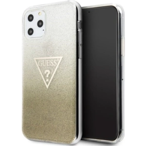 Kup Etui Guess GUHCN61SGTLGO Apple iPhone 11 złoty/gold hard case Glitter Triangle - GUE239GLD - {ean13} - Sklep Home Screen