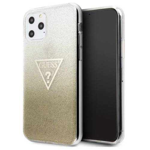 Kup Etui Guess GUHCN61SGTLGO Apple iPhone 11 zlatý/gold tvrdý kryt Glitter Triangle - GUE239GLD - {ean13} - Sklep Home Screen