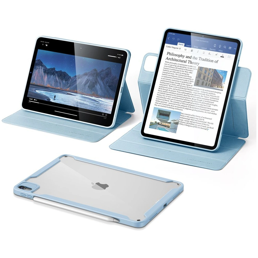 Etui ESR Rebound Hybrid Apple iPad Air 10.9 2020/2022 (4. i 5. generacji) / iPad Air 11 2024 (6. generacji) Sky Blue