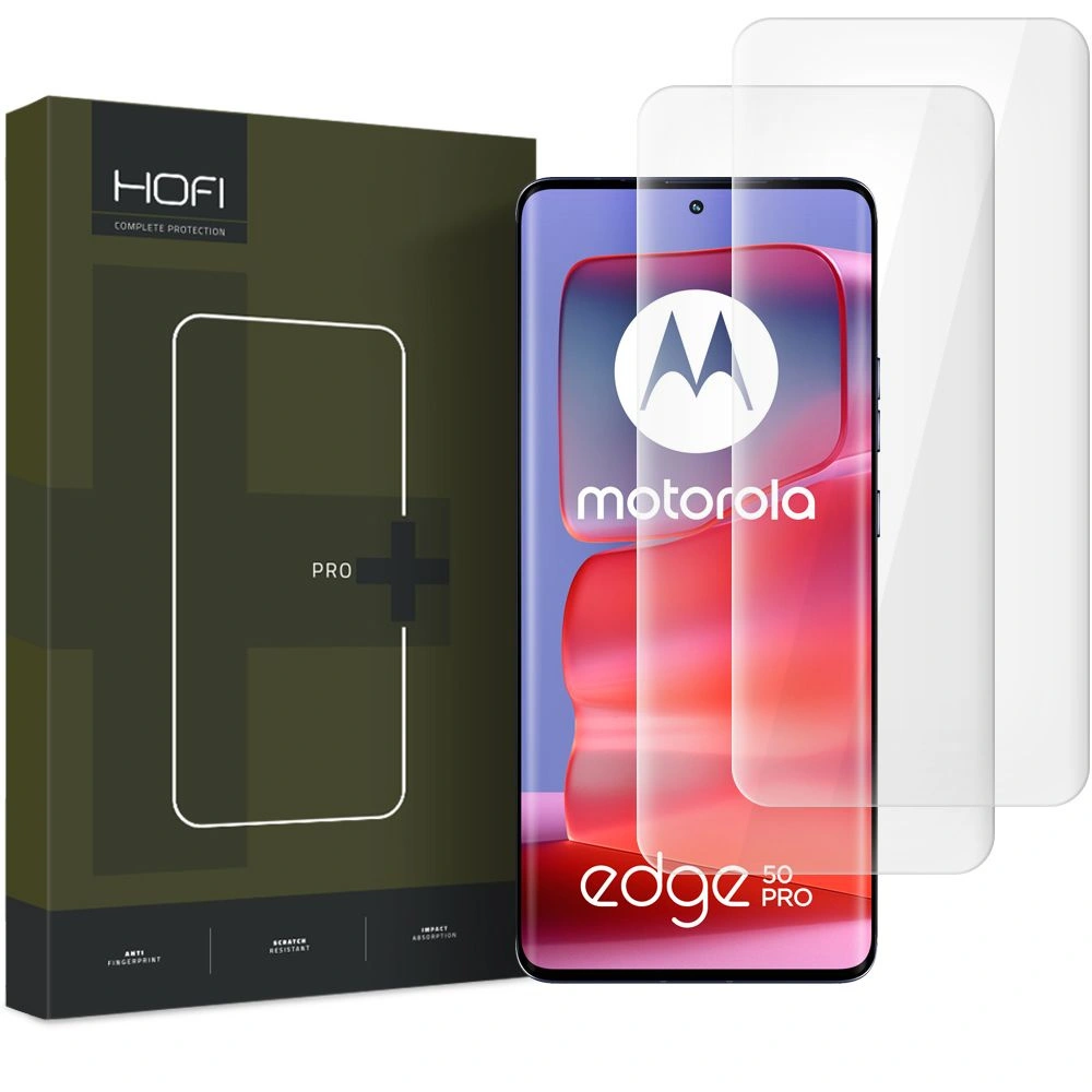 Szkło hartowane Hofi UV Glass Pro+ Motorola Edge 50 Fusion / Edge 50 Pro 5G Clear [2 PACK]