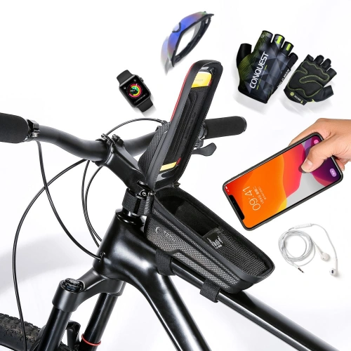 Kup Fahrradtasche Tech-Protect V2 Universelle Fahrradhalterung ”M” Schwarz - THP2792 - {ean13} - Sklep Home Screen