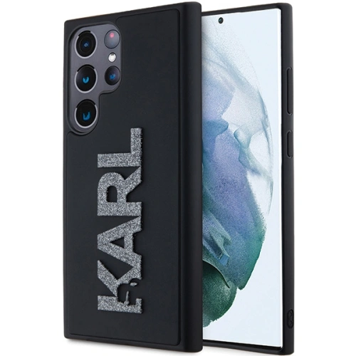 Buy Karl Lagerfeld KLHCS24L3DMBKCK Samsung Galaxy S24 Ultra hardcase 3D Rubber Glitter Logo black - KLD1974 - {ean13} - Home Screen Store Europe
