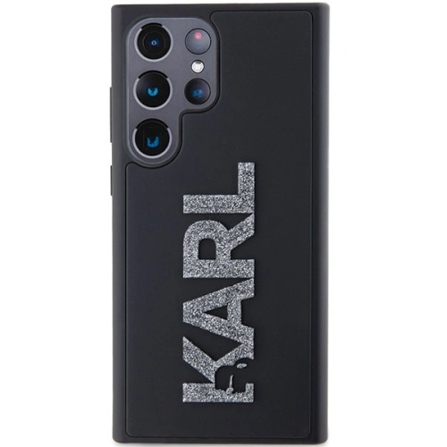 Buy Karl Lagerfeld KLHCS24L3DMBKCK Samsung Galaxy S24 Ultra hardcase 3D Rubber Glitter Logo black - KLD1974 - {ean13} - Home Screen Store Europe