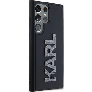 Buy Karl Lagerfeld KLHCS24L3DMBKCK Samsung Galaxy S24 Ultra hardcase 3D Rubber Glitter Logo black - KLD1974 - {ean13} - Home Screen Store Europe