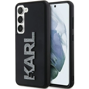 Kup Etui Karl Lagerfeld KLHCS24S3DMBKCK Samsung Galaxy S24 hardcase 3D Rubber Glitter Logo czarny/black - KLD1975 - {ean13} - Sklep Home Screen