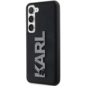 Kup Etui Karl Lagerfeld KLHCS24S3DMBKCK Samsung Galaxy S24 hardcase 3D Rubber Glitter Logo czarny/black - KLD1975 - {ean13} - Sklep Home Screen