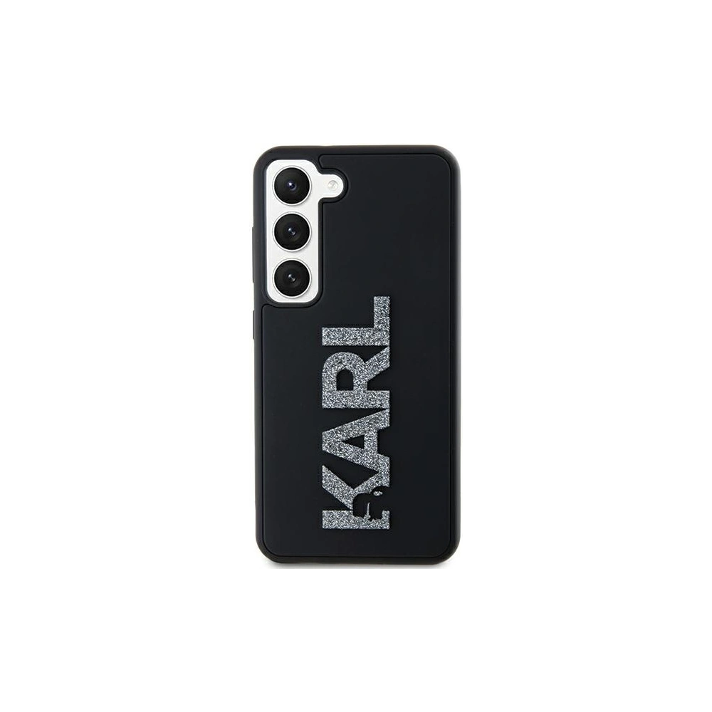 Etui Karl Lagerfeld KLHCS24S3DMBKCK Samsung Galaxy S24 hardcase 3D Rubber Glitter Logo czarny/black