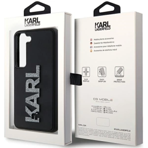 Kup Etui Karl Lagerfeld KLHCS24S3DMBKCK Samsung Galaxy S24 hardcase 3D Rubber Glitter Logo czarny/black - KLD1975 - {ean13} - Sklep Home Screen