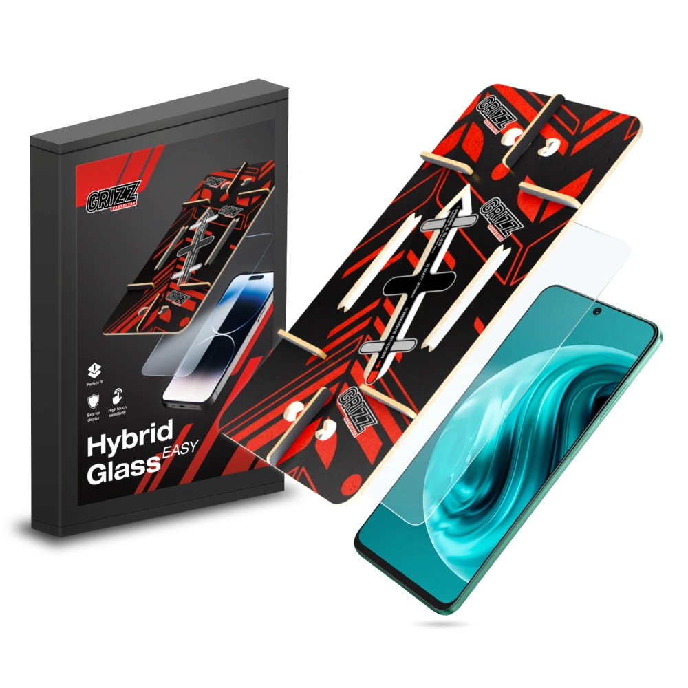 Szkło hybrydowe GrizzGlass HybridGlass Easy do Huawei Nova 12i