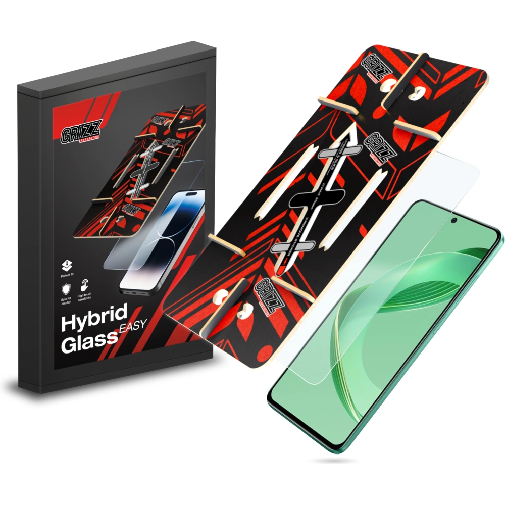 Szkło hybrydowe GrizzGlass HybridGlass Easy do Huawei Nova 12 SE