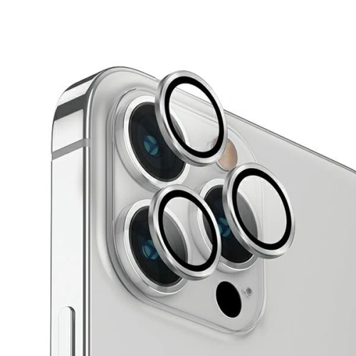 Kup Sticlă pentru obiectivul aparatului UNIQ Optix Aluminium Camera Lens Protector Apple iPhone 14 Pro / 14 Pro Max argintiu sterling - UNIQ1123 - {ean13} - Sklep Home Screen