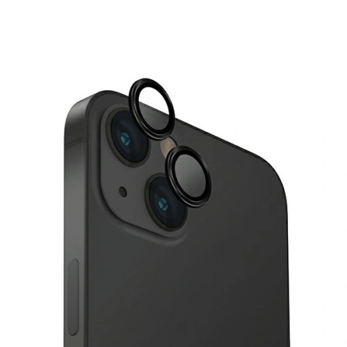 Kup Szkło na obiektyw aparatu UNIQ Optix Aluminium Camera Lens Protector Apple iPhone 15 / 15 Plus midnight black - UNIQ1124 - {ean13} - Sklep Home Screen
