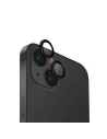 Szkło na obiektyw aparatu UNIQ Optix Aluminium Camera Lens Protector Apple iPhone 15 / 15 Plus midnight black