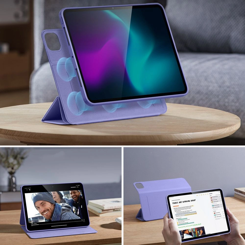 Etui ESR Rebound Hybrid Apple iPad Pro 12.9 2020/2021/2022 (4., 5. i 6. generacji) Lavender