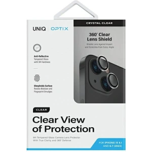 Kup Glas für das Kameraobjektiv UNIQ Optix Clear Camera Lens Protector Apple iPhone 15 / 15 Plus kristallklar - UNIQ1130 - {ean13} - Sklep Home Screen