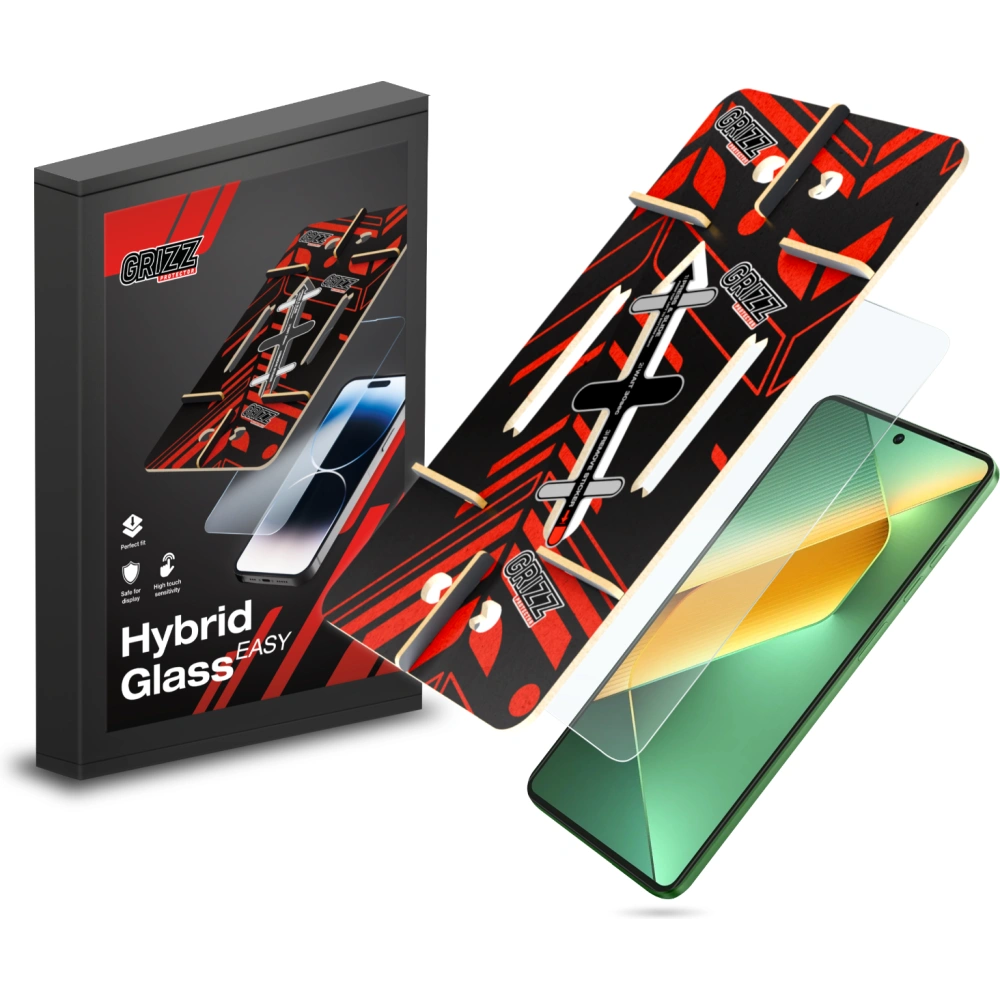 Szkło hybrydowe GrizzGlass HybridGlass Easy do Tecno Pova 6 Neo