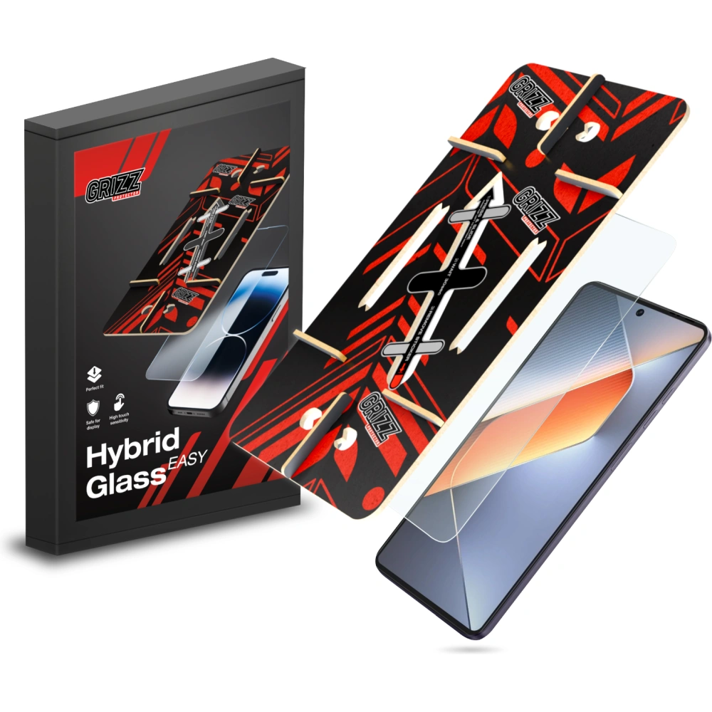 Szkło hybrydowe GrizzGlass HybridGlass Easy do Tecno Pova 6