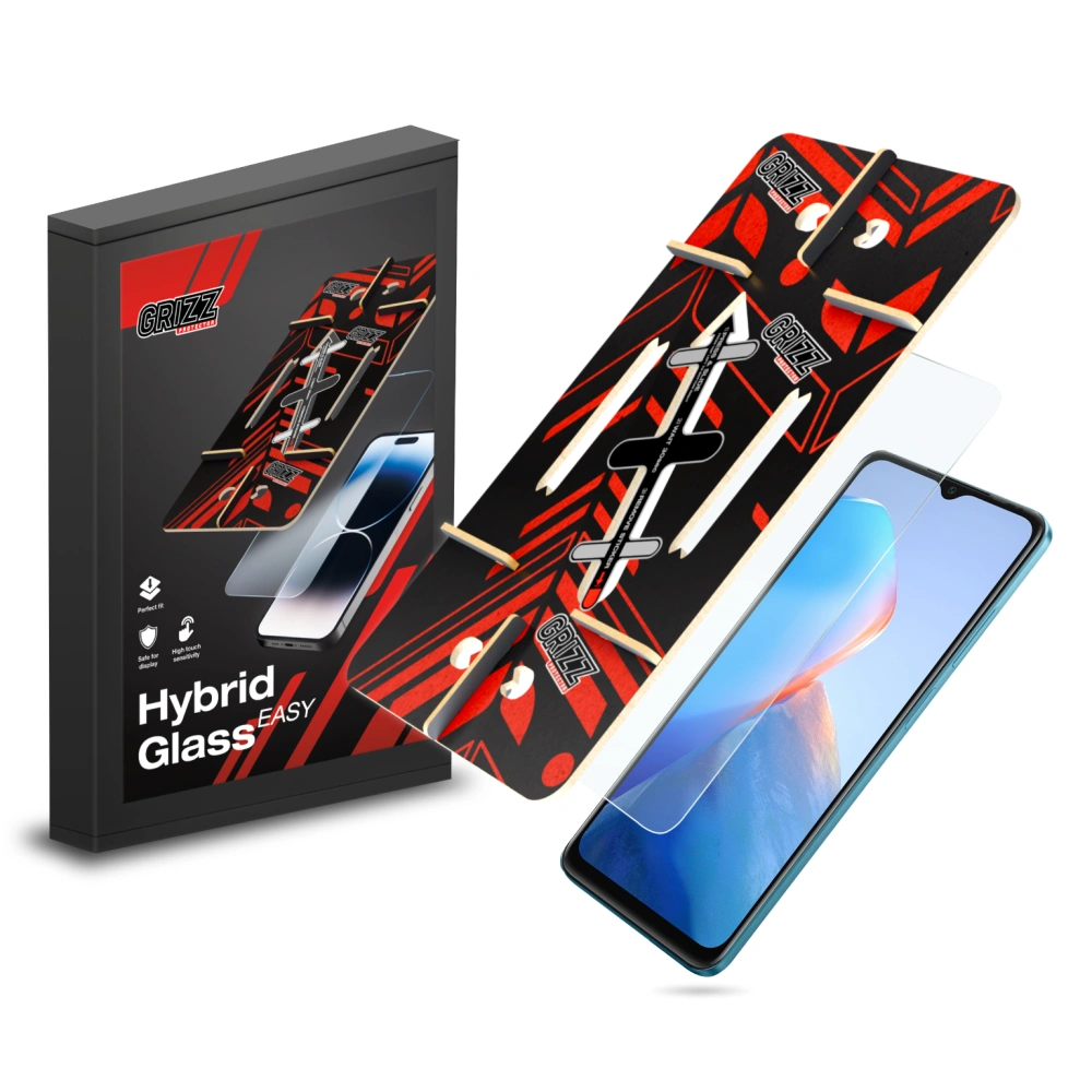 Szkło hybrydowe GrizzGlass HybridGlass Easy do Infinix Smart 7 HD