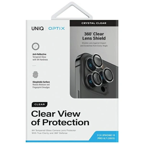 Kup Üveg az UNIQ Optix Clear kamera lencsevédőhöz Apple iPhone 15 Pro Max teljesen tiszta - UNIQ1131 - {ean13} - Sklep Home Screen
