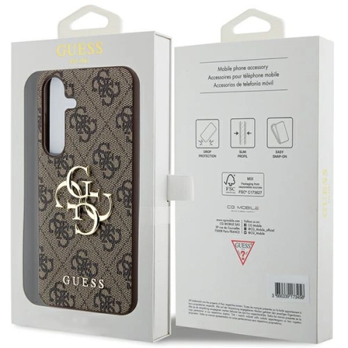 Kup Etui Guess GUHCSA554GMGBR Samsung Galaxy A55 hardcase 4G Big Metal Logo brązowy/brown - GUE3420 - {ean13} - Sklep Home Screen