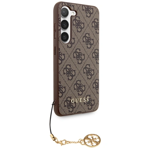 Buy Guess GUHCSA55GF4GBR Samsung Galaxy A55 hardcase 4G Charms Collection brown - GUE3423 - {ean13} - Home Screen Store Europe