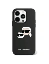 Buy Karl Lagerfeld KLHMP15SSKCHPPLK Apple iPhone 15 / 14 / 13 hardcase Silicone Karl & Choupette MagSafe black - KLD1981 - {ean13} - Home Screen Store Europe