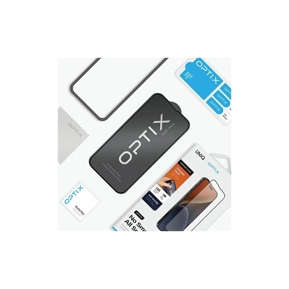Szkło hartowane matowe UNIQ Optix Matte Apple iPhone 15 Pro Max