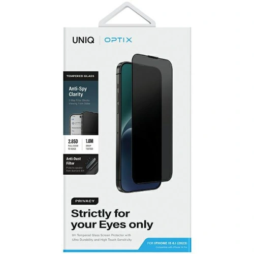Kup Szkło hartowane prywatyzujące UNIQ Optix Privacy Apple iPhone 15 - UNIQ1136 - {ean13} - Sklep Home Screen