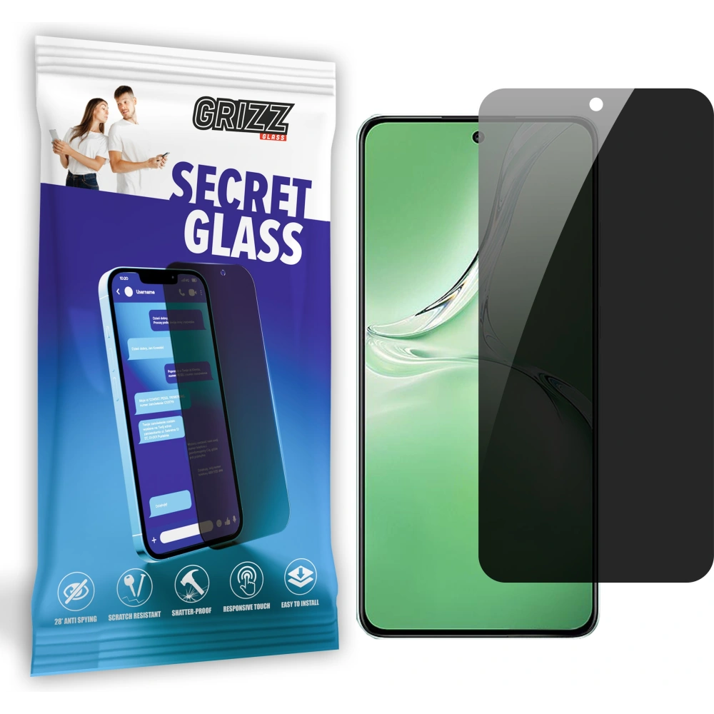 Matowe szkło prywatyzujące GrizzGlass SecretGlass do Oppo K12