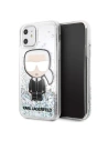 Karl Lagerfeld KLHCN61LGIRKL iPhone 11 keménytok Csillogó Írdezent Ikonik