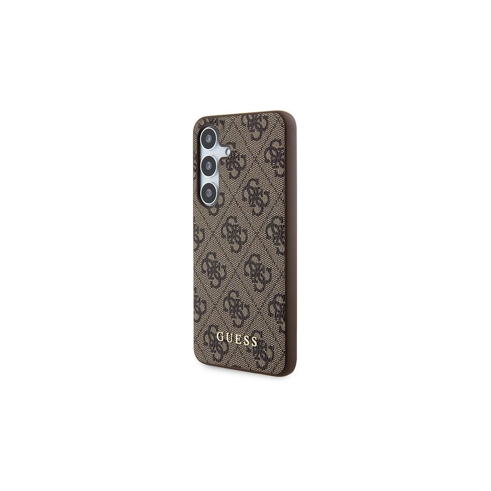 Etui Guess GUOHCSA35G4GFBR Samsung Galaxy A35 hardcase 4G Metal Gold Logo brązowy/brown