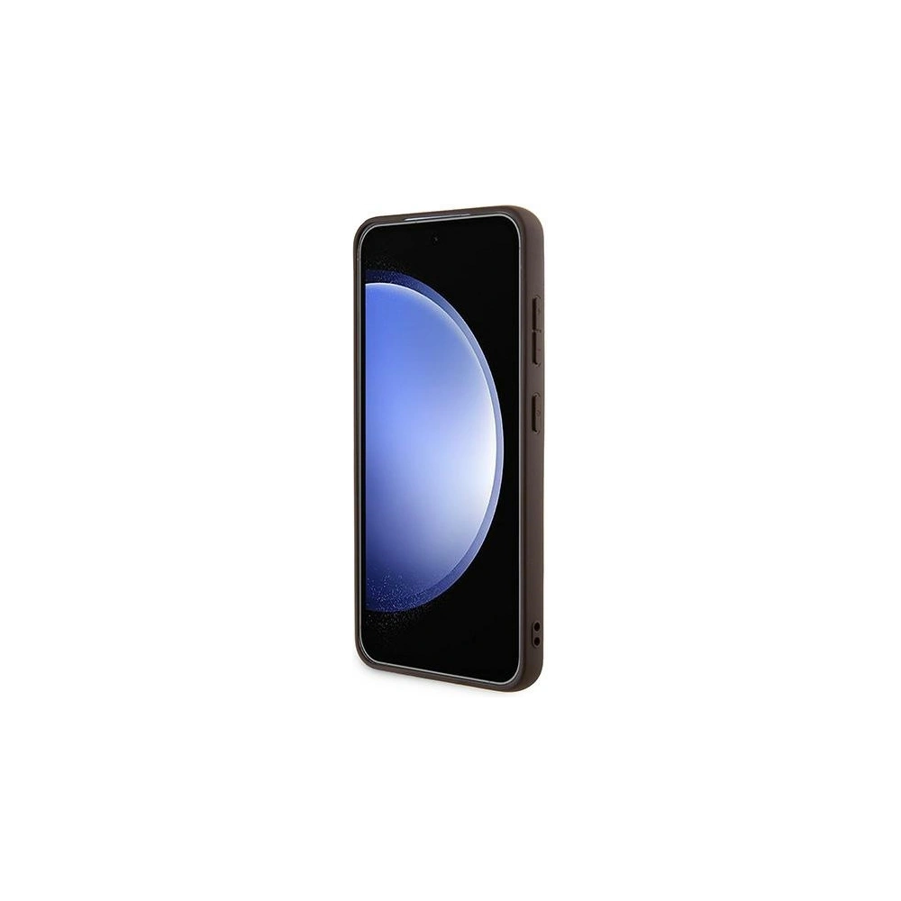 Etui Guess GUOHCSA55G4GFBR Samsung Galaxy A55 hardcase 4G Metal Gold Logo brązowy/brown