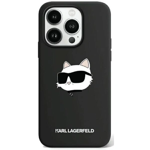 Kup Etui Karl Lagerfeld KLHMP15XSCHPPLK Apple iPhone 15 Pro Max hardcase Silicon Choupette Head MagSafe negru/black - KLD1983 - {ean13} - Sklep Home Screen
