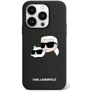 Kup Etui Karl Lagerfeld KLHMP15XSKCHPPLK Apple iPhone 15 Pro Max hardcase Silicone Karl & Choupette MagSafe czarny/black - KLD1987 - {ean13} - Sklep Home Screen