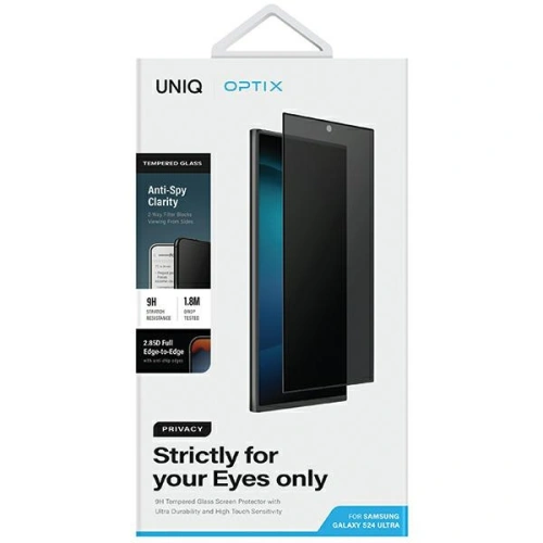 Kup Sticlă temperată privatizantă UNIQ Optix Privacy Samsung Galaxy S24 Ultra - UNIQ1140 - {ean13} - Sklep Home Screen