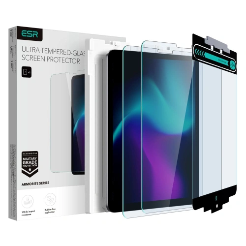 Kup Tvrdé sklo ESR Armorite Apple iPad Air 10.9 2020/2022 (4. a 5. generace) / iPad Pro 11 2020/2022 (3. a 4. generace) Clear [2 PACK] - ESR789 - {ean13} - Sklep Home Screen