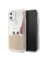 Karl Lagerfeld KLHCN61PABGNU iPhone 11 różowo-złoty/pink gold hard case Liquid Glitter