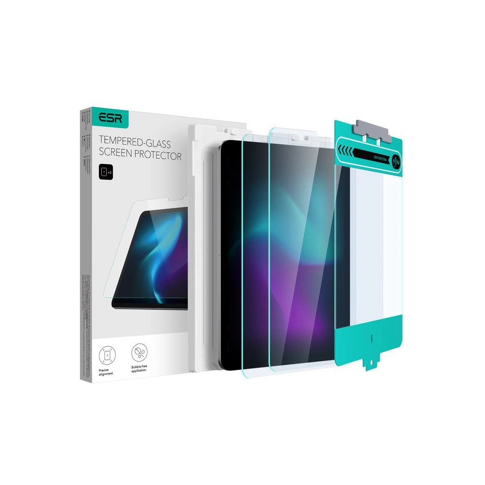 Szkło hartowane ESR Tempered Glass Apple iPad Air 10.9 2020/2022 (4. i 5. generacji) / iPad Pro 11 2020/2022 (3. i 4. generacji) Clear [2 PACK]