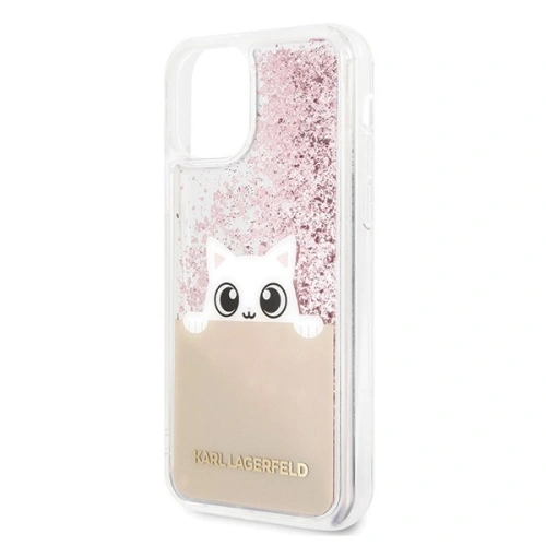 Kup Karl Lagerfeld KLHCN61PABGNU iPhone 11 różowo-złoty/pink gold hard case Liquid Glitter - KLD152RS - {ean13} - Sklep Home Screen